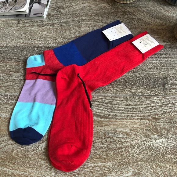 Men’s Calibrate 2 Piece Sock Bundle In Stripy Red - Picture 2 of 2